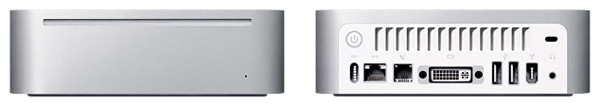 Faces avant et arri&egrave;re Apple Mac mini