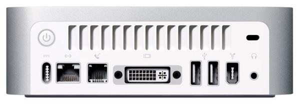 Face arri&egrave;re Apple Mac mini