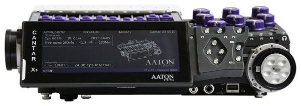 AATON DIGITAL CANTAR X3 24-Track Front Panel