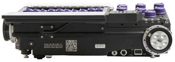 AATON DIGITAL CANTAR X3 24-Track Under Front Panel