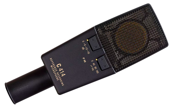 Face arrière AKG C414 XLII + suspension