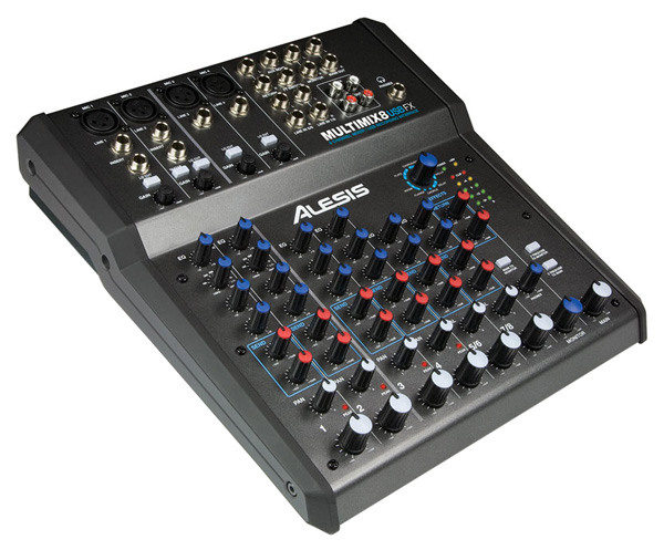 ALESIS MULTIMIX 8 USB FX console 8 voies