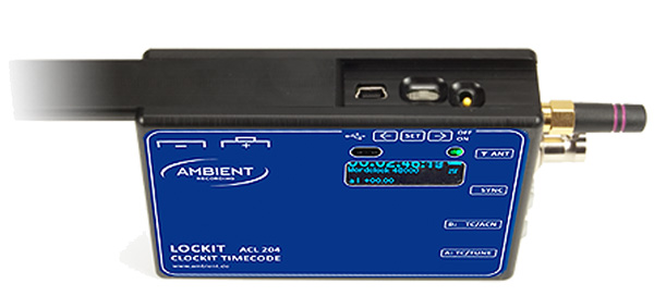 Face supérieure AMBIENT ACL 204 générateur TC et vidéo
