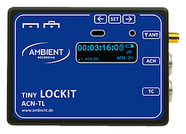Face connecteurs AMBIENT ACN-TL Tiny Lockit générateur TC