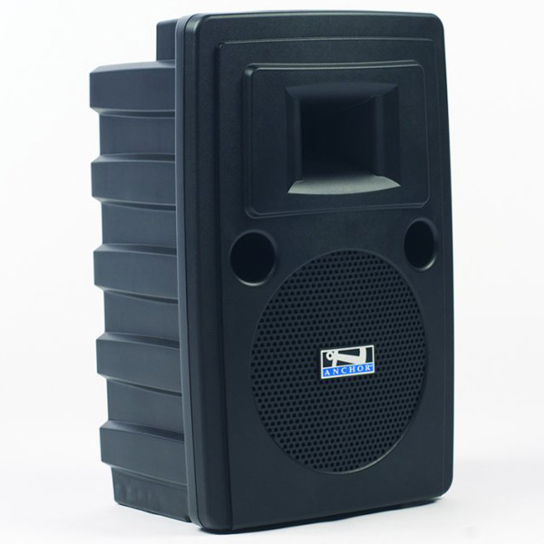 Enceinte autonome anchor 100W sur batterie 1 H.F. shure + 1 pied - GBP  Production