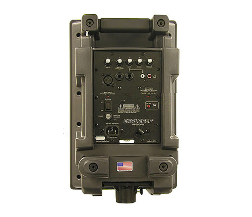 ANCHOR EXPLORER PB-2500 25W DC Power Rear Panel with Connectors and Power