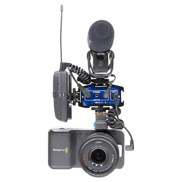 BEACHTEK MCC-2 Interface audio stéréo pour caméra monté sur appareil prise de vue avec microphone