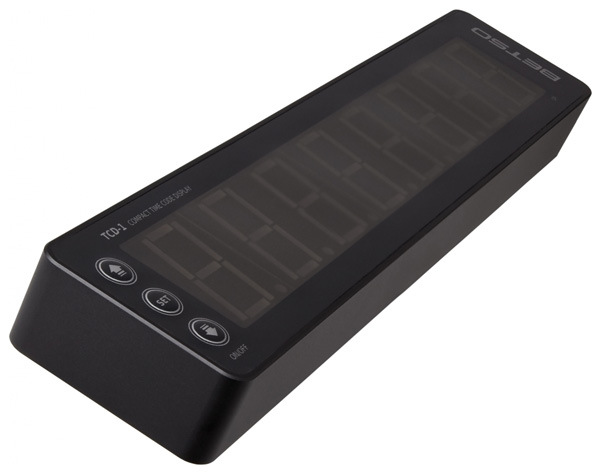 BETSO TCD-1 Compact Self-powered Timecode Display Left Panel
