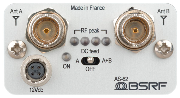 Face avant BSRF AS-62 + antennes directives
