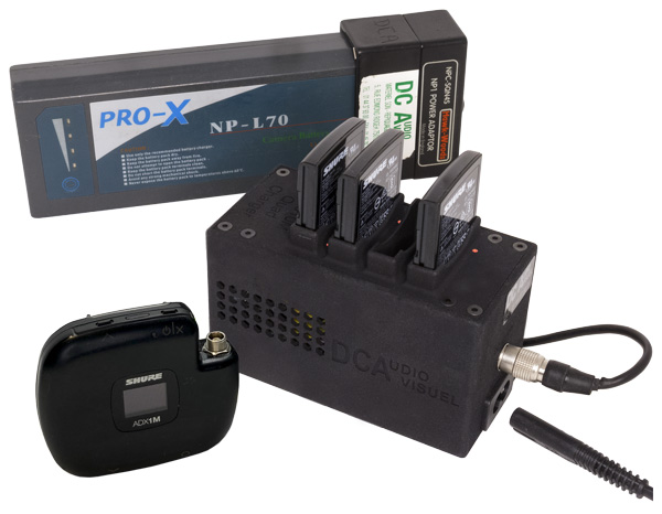 DC AUDIOVISUEL SB910M Quad Charger DC Powered