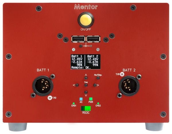 DC AUDIOVISUEL MENTOR Power Station Front Panel