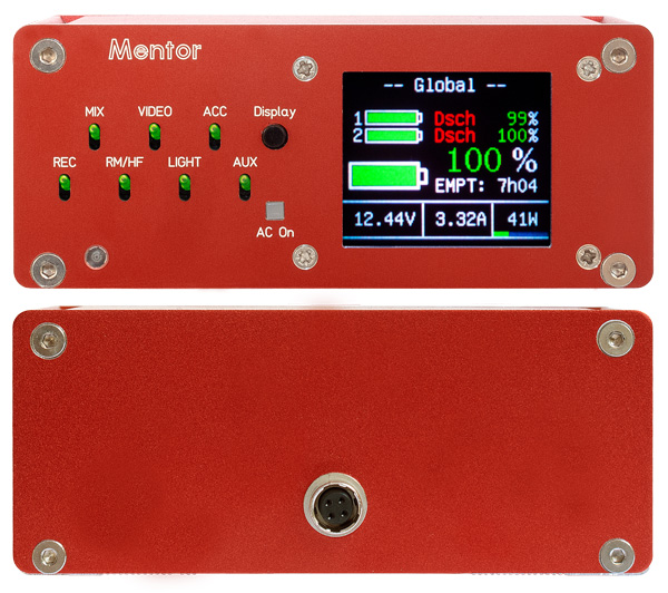 DC AUDIOVISUEL MENTOR Power Station Remote Control