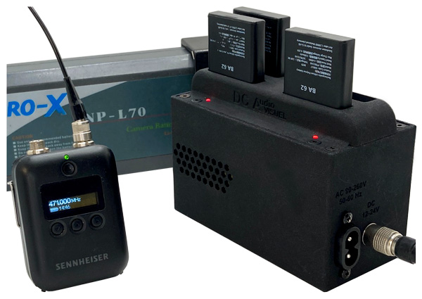 DC AUDIOVISUEL BA 62 Quad Charger DC Powered