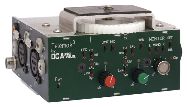 DC AUDIOVISUEL TELEMAK3 Stereo 2 Inputs Preamp