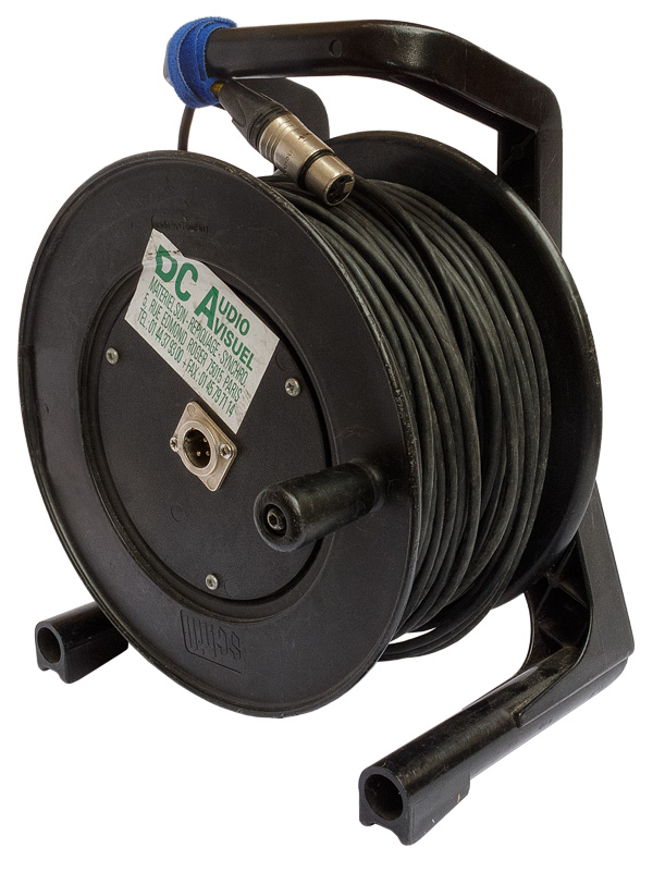 Touret câble micro 50m