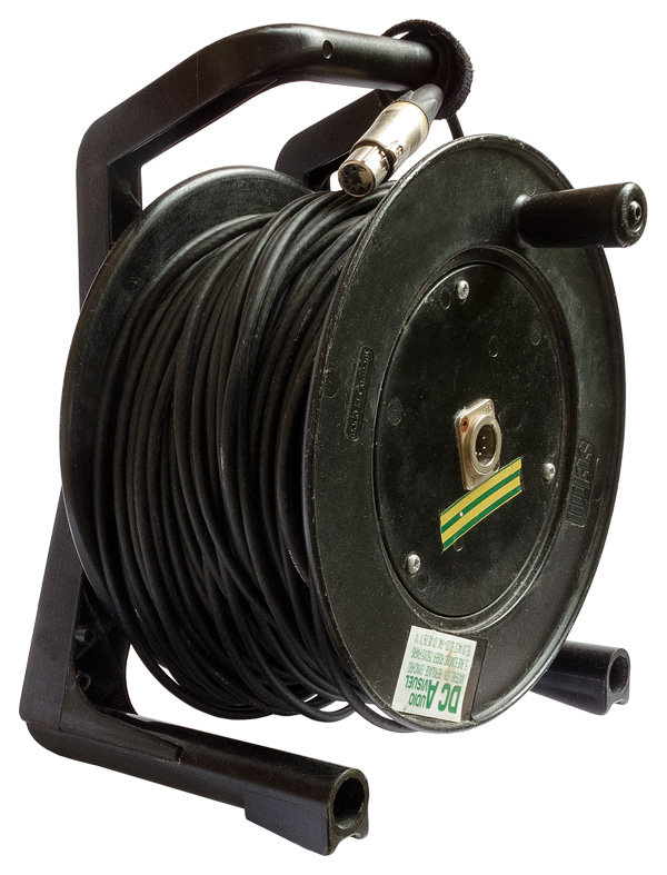 Touret câble micro stéréo 50m