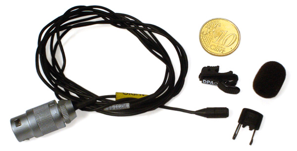 DPA 4060 cravate avec accessoires