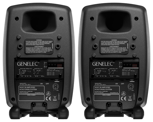 GENELEC 8020C Pair 2x40W AC Power Back Panel
