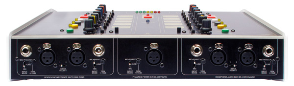 GLENSOUND GS-CU001L Two Commentator Box Front Panel