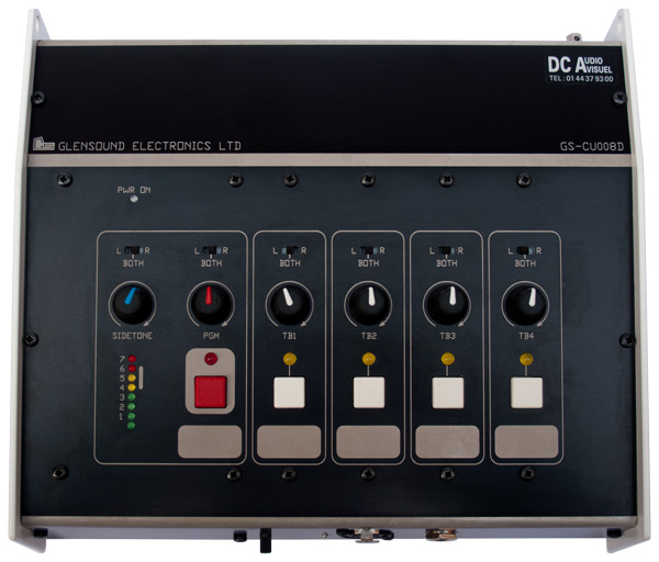 GLENSOUND GS-CU008D Single Commentator's Box Top Panel