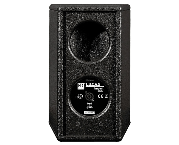 HK AUDIO L.U.C.A.S IMPACT 700W+2x250W AC Power Satellite Rear Panel