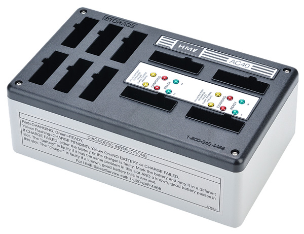 Chargeur HME AC40A pour batteries BAT41