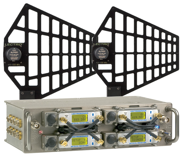 LECTROSONICS OCTOPACK + ALP650 Antennas