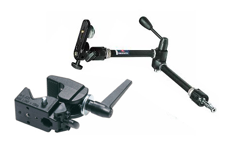 MANFROTTO 143 bras magique + Super Clamp 035