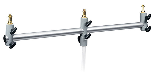 MANFROTTO 154B barre de support trois microphones