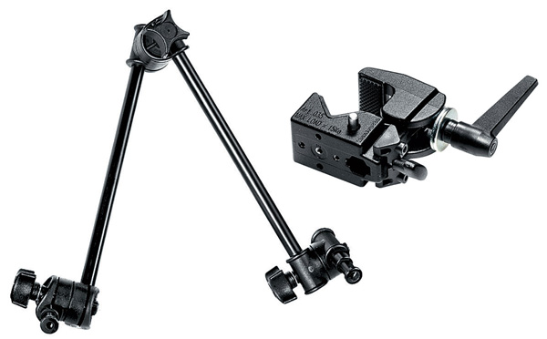 MANFROTTO 196 Mini Articulated Arm + Super Clamp 035