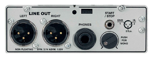 Face droite sorties NAGRA ARES-BB+