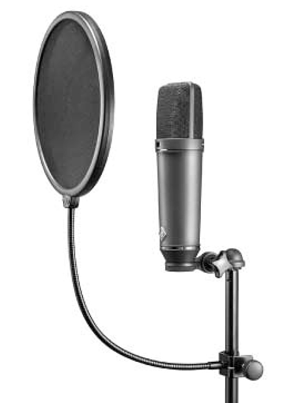 NEUMANN PS 20 anti-pop monté sur pied micro
