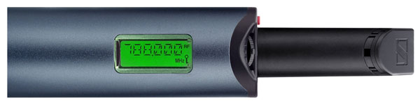 Molette et écran LCD du Sennheiser SKM 5200