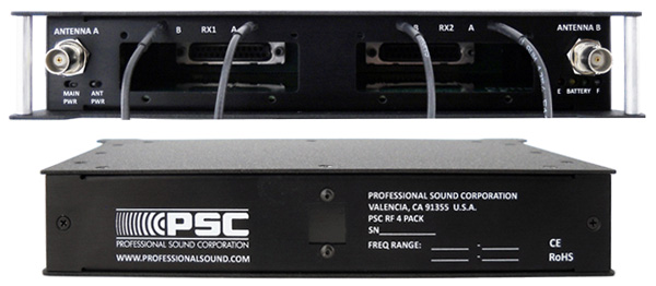 PSC RF  MULTI SR 4 PACK + Directional Antennas Front & Rear Panels