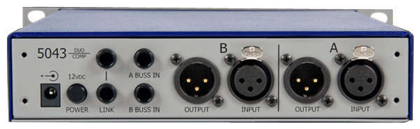 RUPERT NEVE PORTICO 5043 Duo Compressor-Limiter Rear Panel