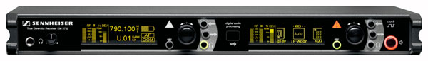 SENNHEISER EM 3732 AC Power Twin Receiver Front Panel