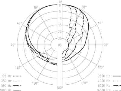 SENNHEISER MKH 70 + RYCOTE Windscreen Polar Pattern