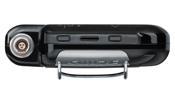 SHURE ADX1M Digital Transmitter Top Panel