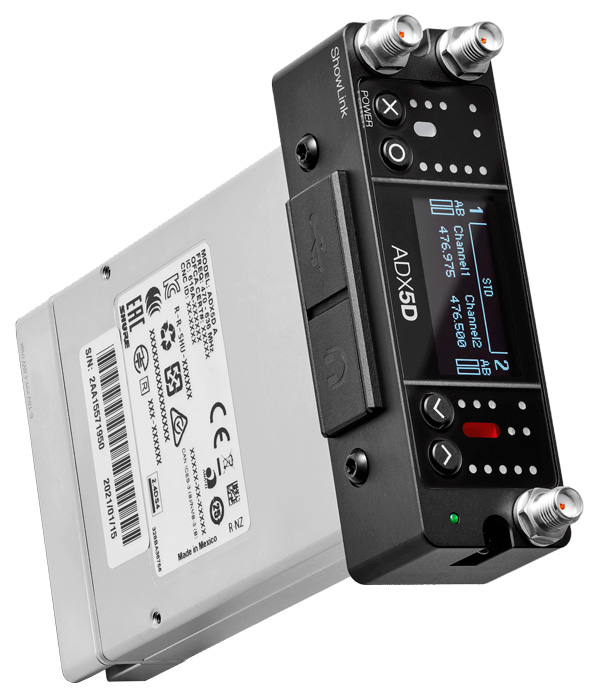 SHURE ADX5D 2-Channel Digital Receiver