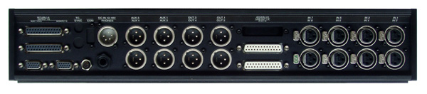 SONOSAX SX-ST8D/8 Desk Mixer 8 Inputs 8 Outputs Rear Panel
