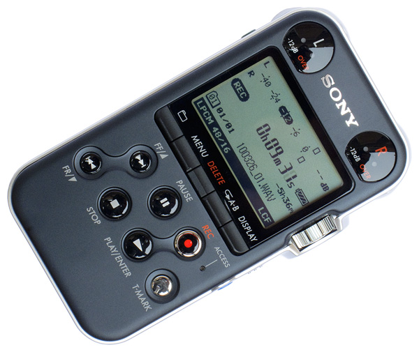 SONY PCM-M10 Stereo Built-In Microphones
