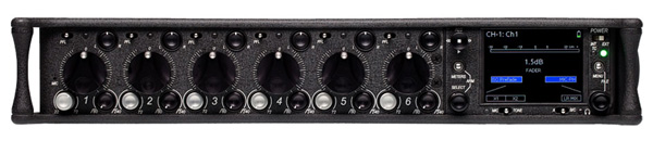 Face avant SOUND DEVICES 664 mixette-enregistreur