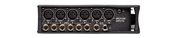 Face gauche SOUND DEVICES 664 mixette-enregistreur
