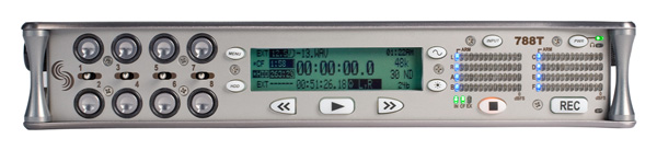 Face avant SOUND DEVICES 788T 8+2 pistes