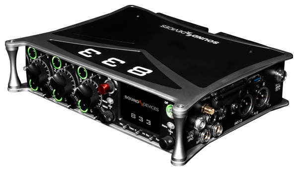 SOUND DEVICES 833 Field Mixer-Recorder