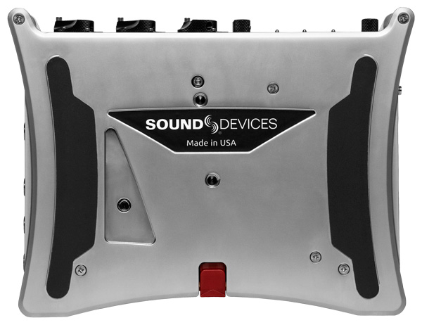 SOUND DEVICES 833 Field Mixer-Recorder Bottom Panel