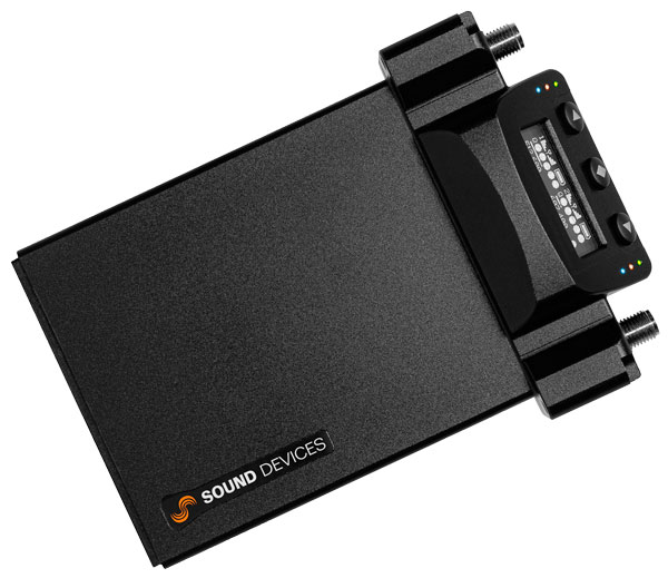 Face avant SOUND DEVICES A20-RX récepteur bicanal numérique