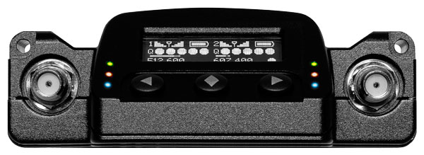 Face supérieure SOUND DEVICES A20-RX récepteur bicanal numérique