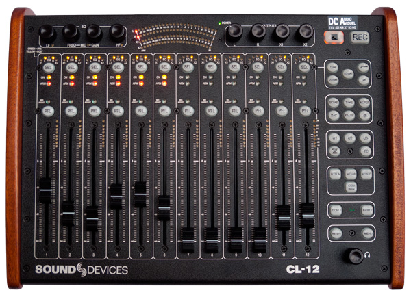 SOUND DEVICES CL-12 Control Surface Top Panel