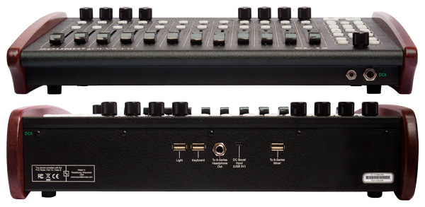 SOUND DEVICES CL-12 Control Surface Front and Rear Panel